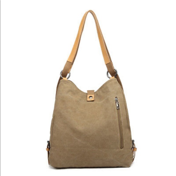 Convertible Canvas Bag/Backpack new without tags - Picture 14 of 16